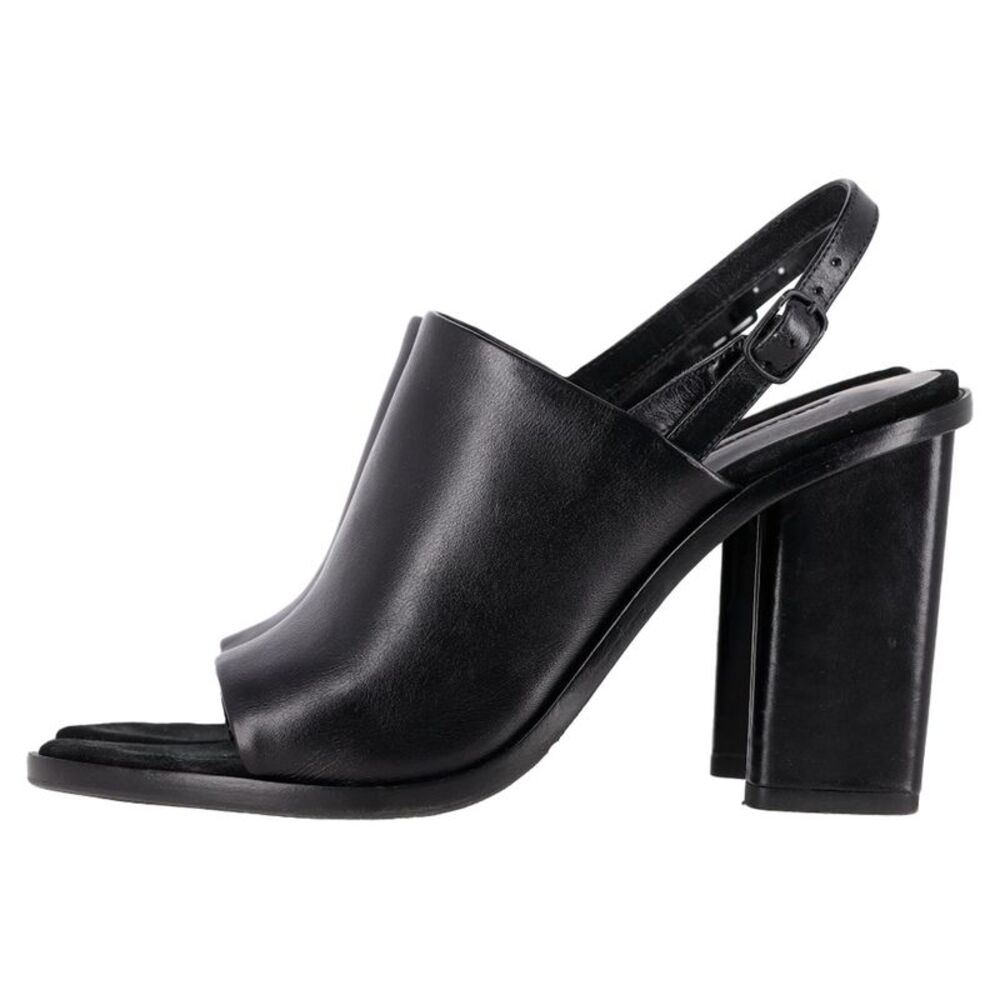 Alexander Wang Cole Slingback Mules in Black Leather - Picture 4 of 6